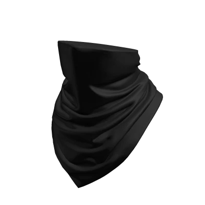 Black Neck Scarf Face Mask Ghost Cowl Hood Gator