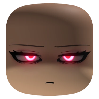 Shadowed Revenge Look Face Red Glowing Eyes -Light