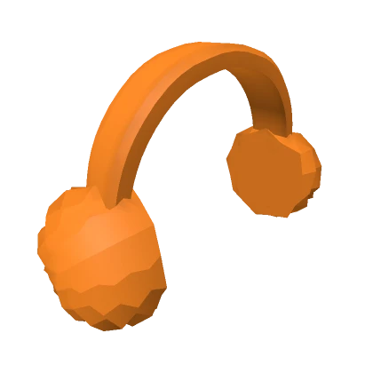 Orange Halloween Earmuffs