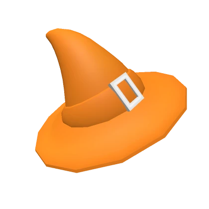 Orange Halloween Mini Witch Hat