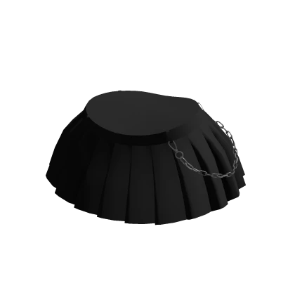 Black Pleated Mini Skirt