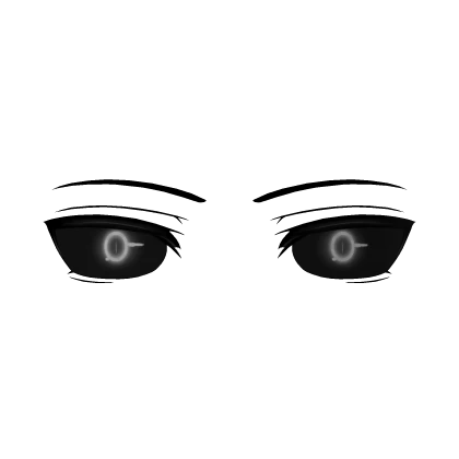Rogue Devil Eyes White (3D Face Accessory)