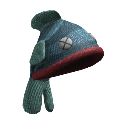 knit fish beanie Y2K emo