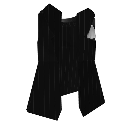 Long Black Pinstripe Mafia Tuxedo Suit