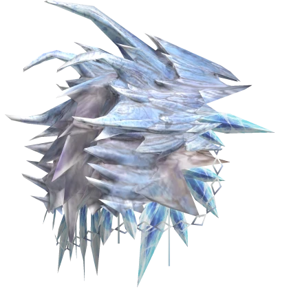 Dragon Slayer Winter Frozen Ice Pauldron Right