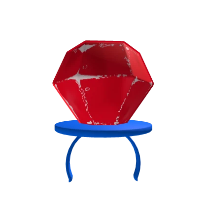 Red Diamond Plastic Toy Ring