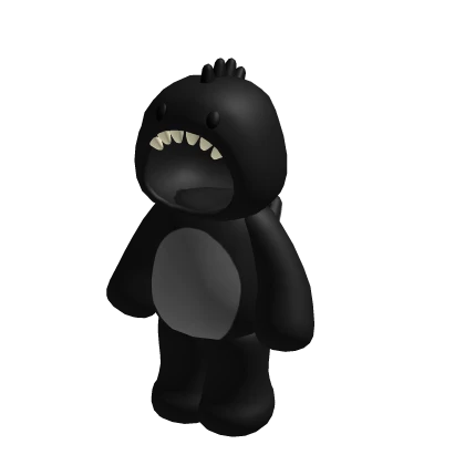 ♡ Dino Onesie Black