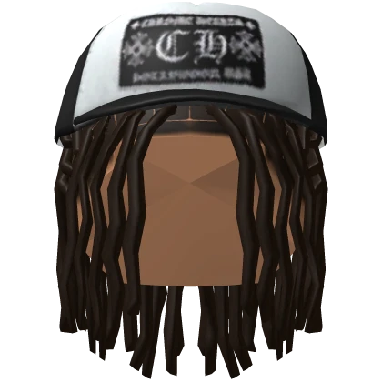 Half up Half Down Dreads with Chrome Cap