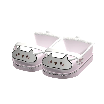 ♡ kawaii kitty platforms x shoes (3.0) ⋆ pink