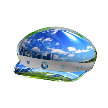 Frutiger Aero Internet Music Hat🌍🌿🌐