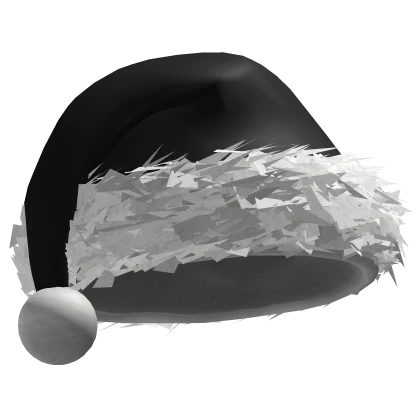 Black Christmas Santa Hat
