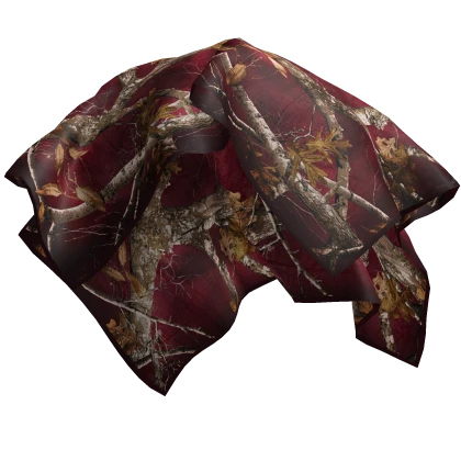🐦 Red Realtree Scarf