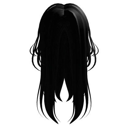 Long jellyfish hair in black