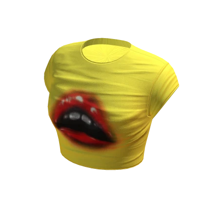 ☆ Yellow Mouth Crazy Top