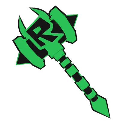 [CODE: GRRH2] Green Retro Roblox Hammer