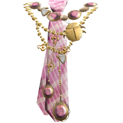 1.0 Fashionable tie [seashell [pink]