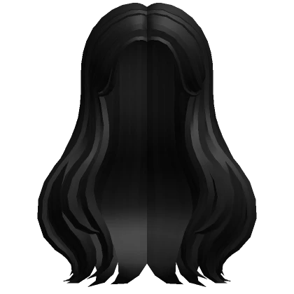 Black Stylish Middle Part Hair