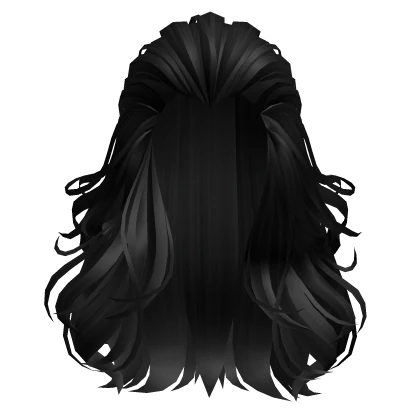 Chaos Witch Over the Shoulder Hair in Black