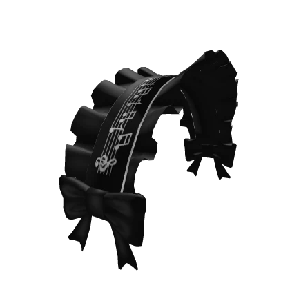 black gothic music bonnet/ headdress