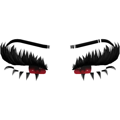 ♡ diva lashes w brows (red)