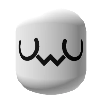 Cute Mask - UwU Face (White)