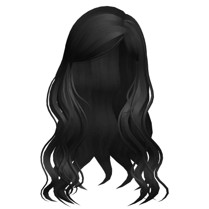 Cute Igari Side Part Wavy Clipped Doll Hair Black
