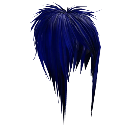 Messy Choppy Short Fringe (Blue)