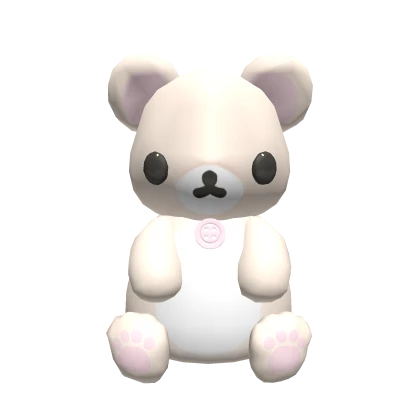♡ : kawaii cream bear plushie