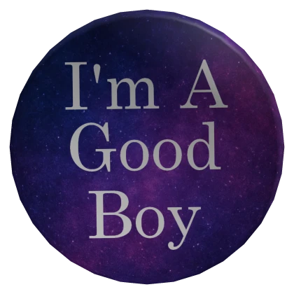 [CODE: GGB] Good Boy Button - Galaxy