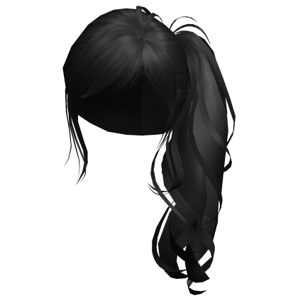 Side Ponytail Black