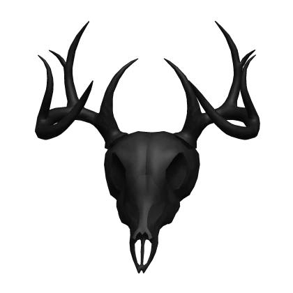 Black Deer Skull Mask