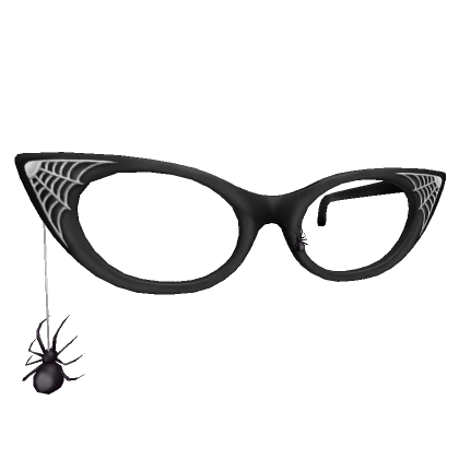 Stylish Spider Glasses - black