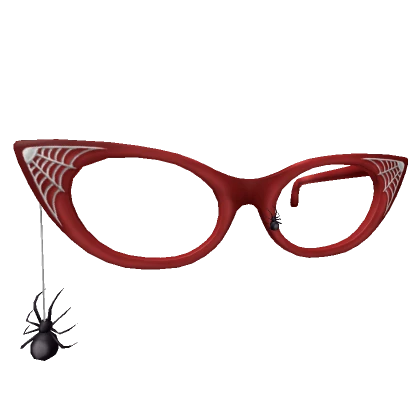 Stylish Spider Glasses - red