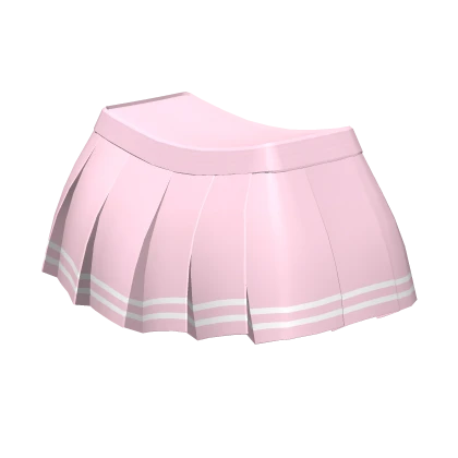 [1.0 R6] Pink Striped Skirt (Longer)