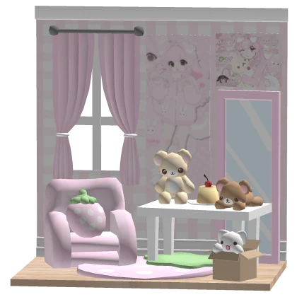 ♡ cutecore avatar background room