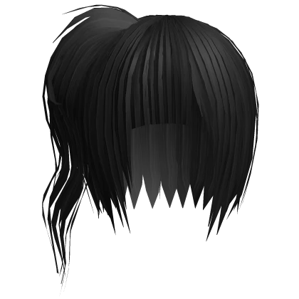 Anime Side Ponytail (Black)