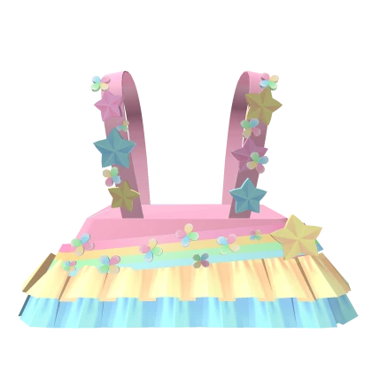 kawaii decora lucky charm overall dress