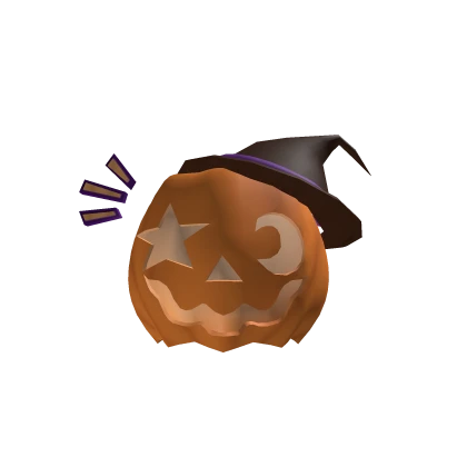 🎃 Halloween Pumpkin Head/Witch Hat 🎃