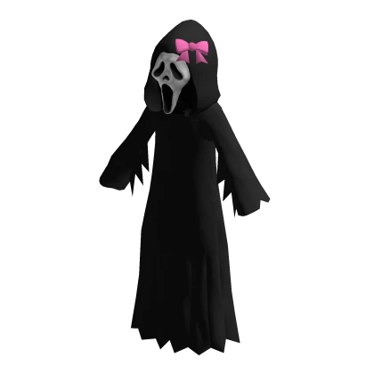 Girl Ghostface Suit with Bow - Scream