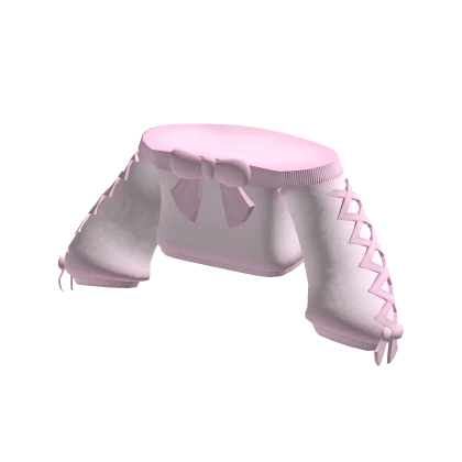 Kawaii Pink Off the Shoulder Sweater