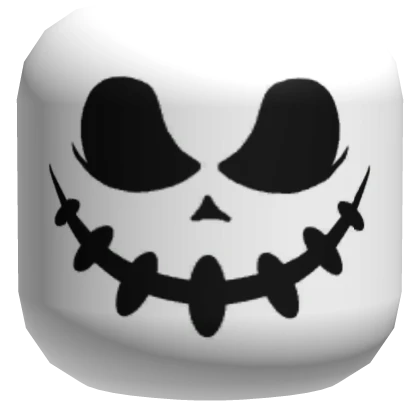 Skeleton Face Mask - White