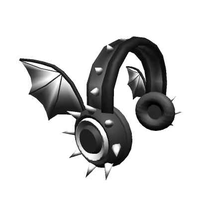 Spikey Bat Wing Headphones