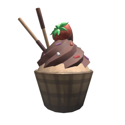 Strawberry Chocolate Cupcake 🍓