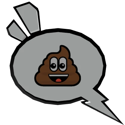 Poop Emote Bubble