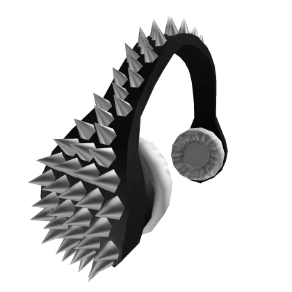 Black Spiked Headphones