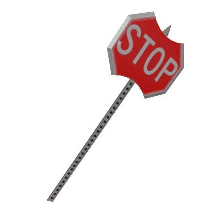 Sharpened Stop Sign