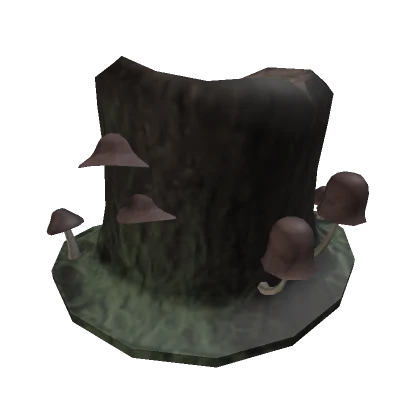 Tree Stump Mushroom Tophat