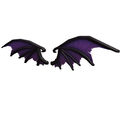 Purple Bat Wings