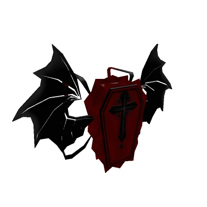 Halloween  Batpack Red And Black / Blocky