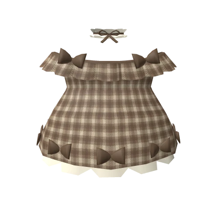💖3.0 Romantic Brown Doll DRESS